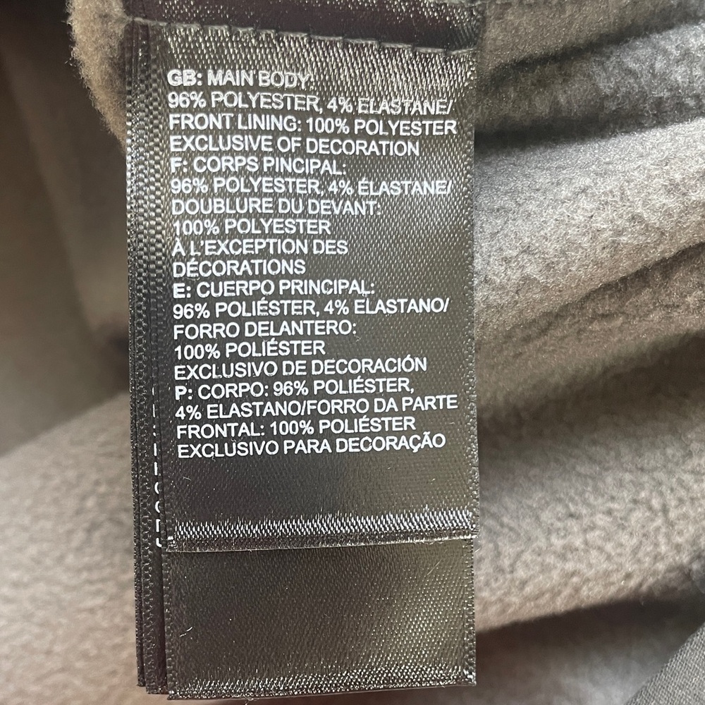 NWT The North Face Charcoal Full-Zip Jacket - Picture 6 of 7